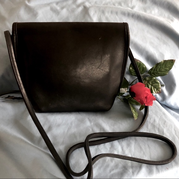 VINTAGE COACH - QUINCY CROSSBODY PURSE - Black - Picture 3 of 5